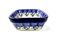 428 Bunzlau vierkant schaaltje 9,5 x 9,5 cm 1833X 428 Kleine vierkante schaaltjes 9,5 x 9,5 cm